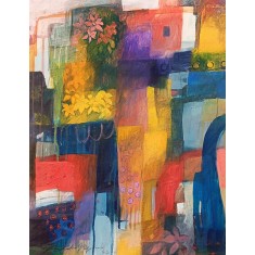 Arsalan Naqvi, 18 x 24 Inch, Acrylic On Canvas, Abstract Painting, AC-ARN-206